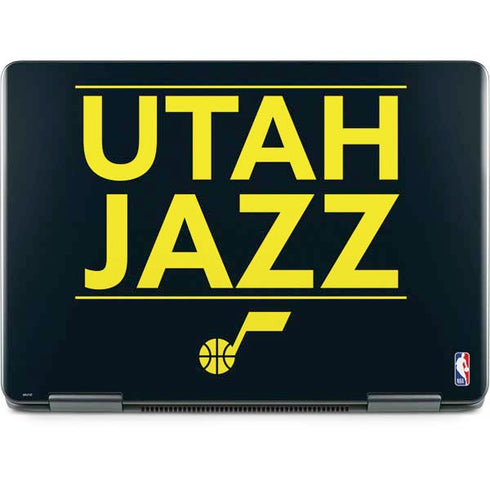 NBA Utah Jazz Standard - Black Notebook 9 Pro 13in (2017) Skin