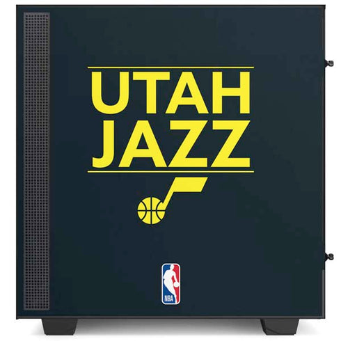 NBA Utah Jazz Standard - Black NZXT H510 Compact ATX Mid-Tower Case Skin