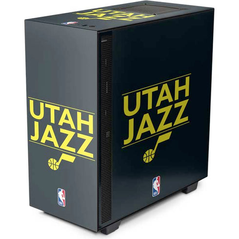 NBA Utah Jazz Standard - Black NZXT H510 Compact ATX Mid-Tower Case Skin