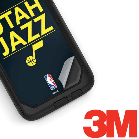 NBA Utah Jazz Standard - Black Otterbox Commuter Galaxy Skin