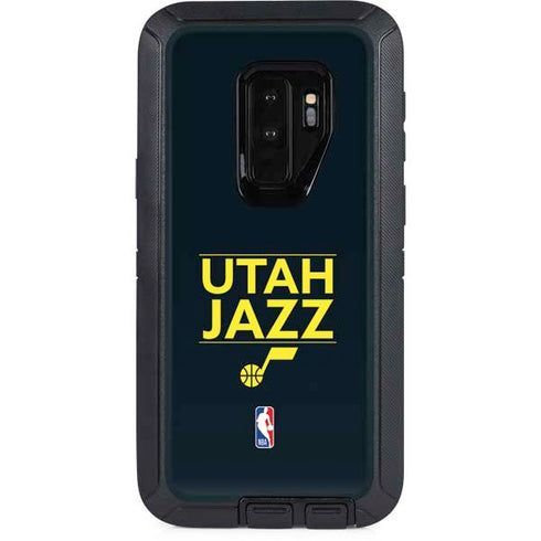 NBA Utah Jazz Standard - Black Otterbox Defender Galaxy Skin