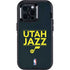 NBA Utah Jazz Standard - Black Otterbox Defender iPhone Skin