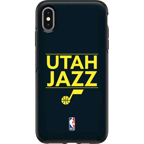 NBA Utah Jazz Standard - Black Otterbox Symmetry iPhone Skin