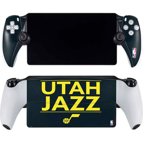 NBA Utah Jazz Standard - Black PlayStation Portal Remote Player Skin