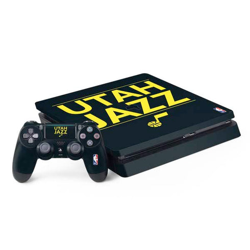 NBA Utah Jazz Standard - Black PS4 Slim Bundle Skin