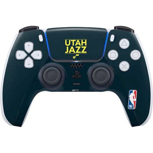 NBA Utah Jazz Standard - Black PS5 Controller Skin
