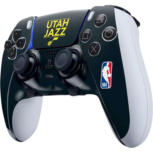 NBA Utah Jazz Standard - Black PS5 DualSense Edge Pro Controller Skin