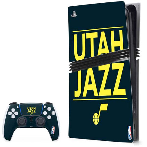 NBA Utah Jazz Standard - Black PlayStation PS5 Skins