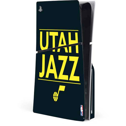 NBA Utah Jazz Standard - Black PlayStation PS5 Skins