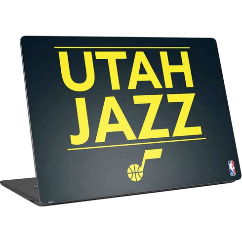 NBA Utah Jazz Standard - Black Surface Laptop 4 15in Skin