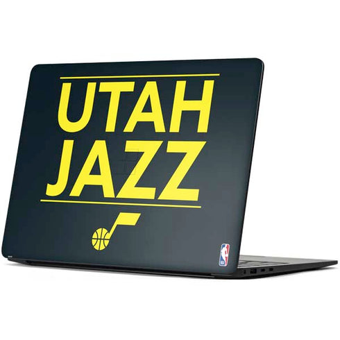 NBA Utah Jazz Standard - Black Surface Laptop 7 13.8in Skin
