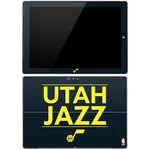 NBA Utah Jazz Standard - Black Surface Pro 3 Skin