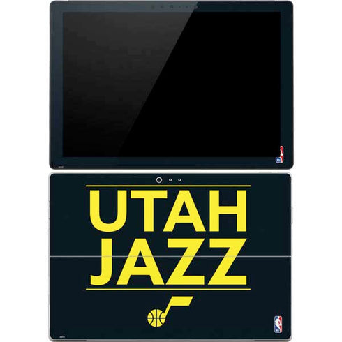 NBA Utah Jazz Standard - Black Surface Pro 4 Skin