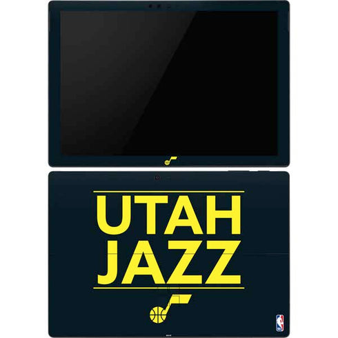 NBA Utah Jazz Standard - Black Surface Pro 6 Skin