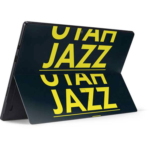 NBA Utah Jazz Standard - Black Surface Pro 7 Skin