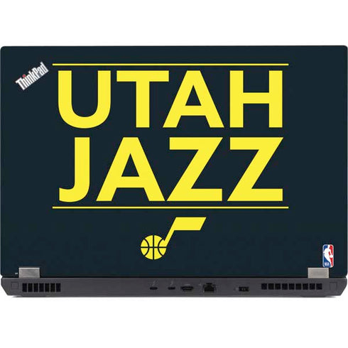 NBA Utah Jazz Standard - Black Lenovo ThinkPad Skin