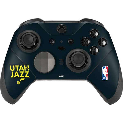 NBA Utah Jazz Standard - Black Xbox Elite Wireless Controller Series 2 Skin