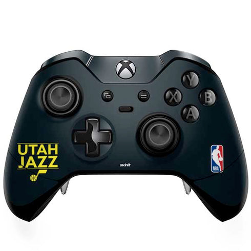 NBA Utah Jazz Standard - Black Xbox One Elite Controller Skin