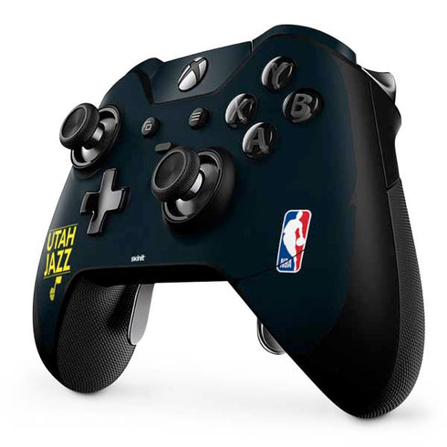 NBA Utah Jazz Standard - Black Xbox One Elite Controller Skin