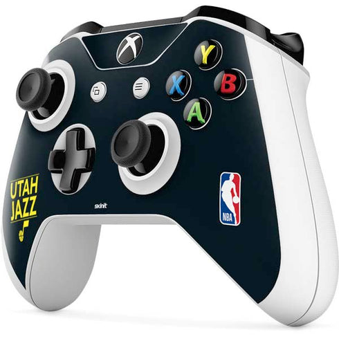NBA Utah Jazz Standard - Black Xbox One S Controller Skin