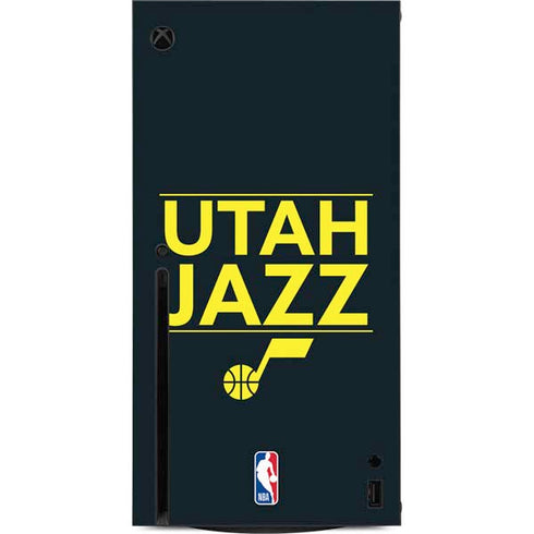 NBA Utah Jazz Standard - Black Xbox Series X Console Skin