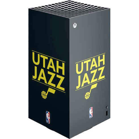 NBA Utah Jazz Standard - Black XBox Series X Digital Edition Console Skin