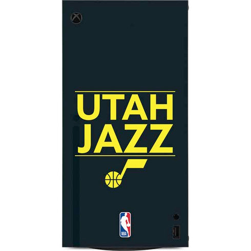 NBA Utah Jazz Standard - Black XBox Series X Digital Edition Console Skin