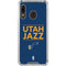 NBA Utah Jazz Standard - Black Galaxy A30 Clear Case