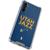 NBA Utah Jazz Standard - Black Galaxy A54 5G Clear Case