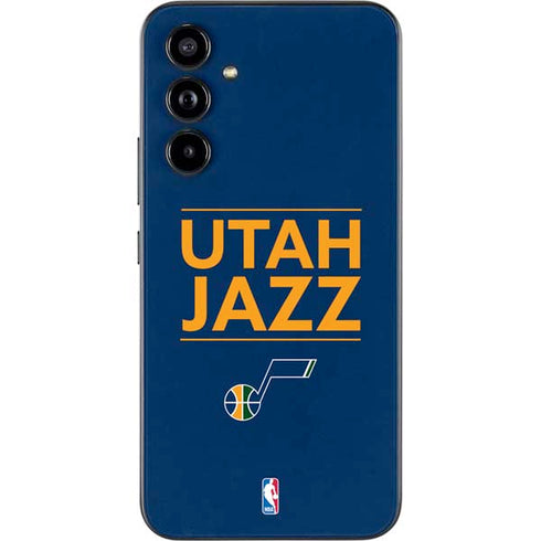 NBA Utah Jazz Standard - Black Galaxy A54 5G Skin