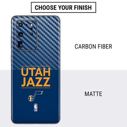 NBA Utah Jazz Standard - Black Galaxy S20 Ultra 5G Skin