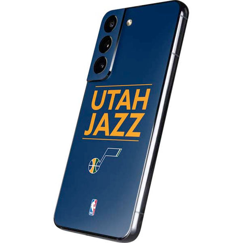 NBA Utah Jazz Standard - Black Galaxy S22 Skin