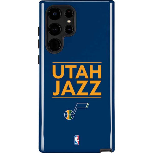 NBA Utah Jazz Standard - Black Galaxy S22 Ultra Pro Case