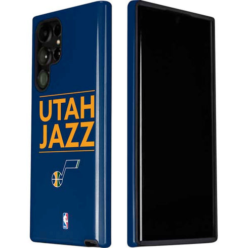 NBA Utah Jazz Standard - Black Galaxy S22 Ultra Pro Case