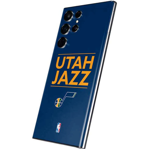 NBA Utah Jazz Standard - Black Galaxy S22 Ultra Skin