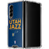 NBA Utah Jazz Standard - Black Galaxy Z Fold4 5G Clear Case