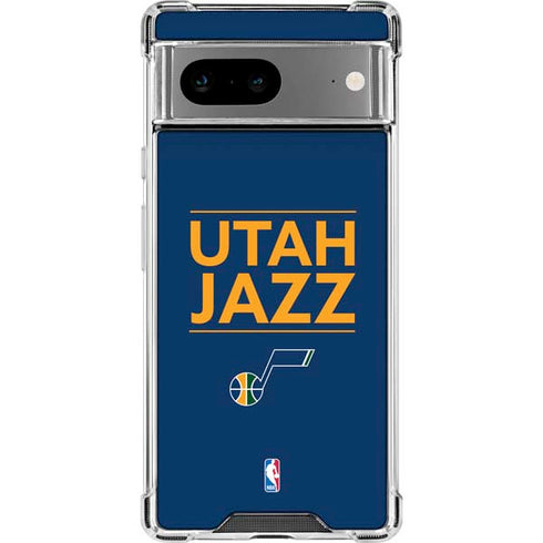 NBA Utah Jazz Standard - Black Google Pixel 7a Clear Case