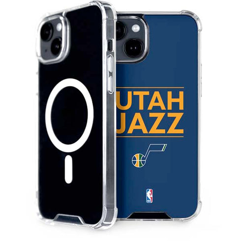 NBA Utah Jazz Standard - Black iPhone 13 MagSafe Case
