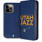 NBA Utah Jazz Standard - Black iPhone 13 Pro Max Folio Case