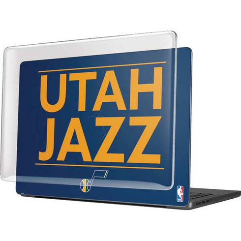 NBA Utah Jazz Standard - Black MacBook Pro 14in (2021-24) Case plus Skin