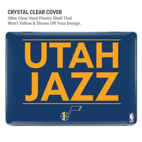 NBA Utah Jazz Standard - Black MacBook Cases
