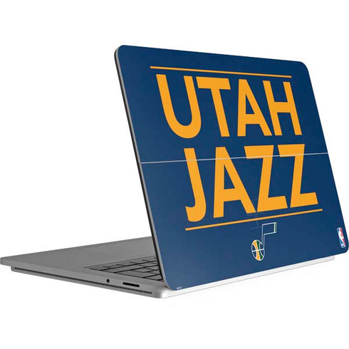 NBA Utah Jazz Standard - Black Surface Laptop Studio Skin