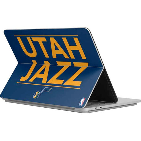 NBA Utah Jazz Standard - Black Surface Laptop Studio Skin