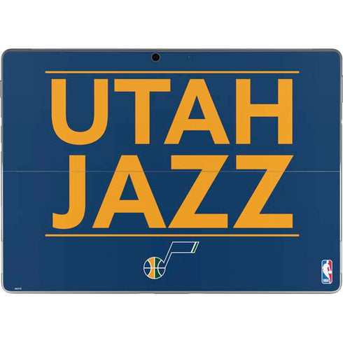 NBA Utah Jazz Standard - Black Surface Pro 8 Skin
