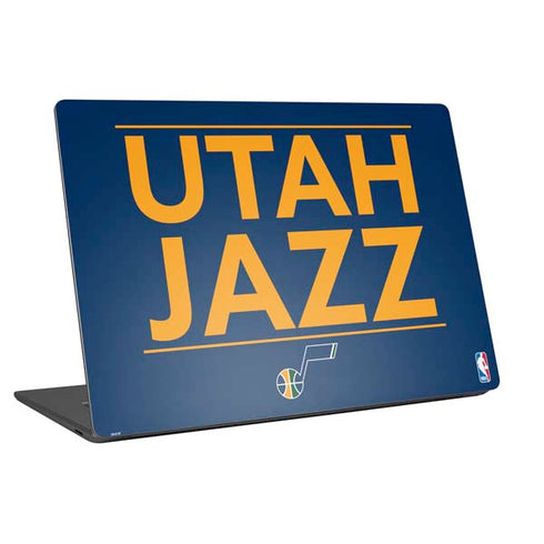 NBA Utah Jazz Standard - Black Universal Laptop 16.6in (13.4 x 9.7in) Skin