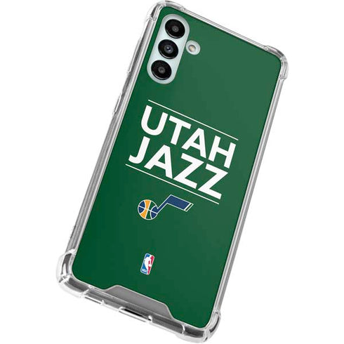 NBA Utah Jazz Standard - Yellow Galaxy A13 5G Clear Case