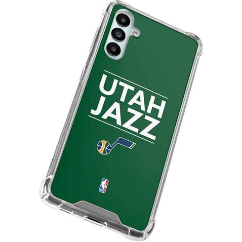 NBA Utah Jazz Standard - Yellow Galaxy A14 5G Clear Case