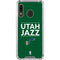 NBA Utah Jazz Standard - Yellow Galaxy A30 Clear Case