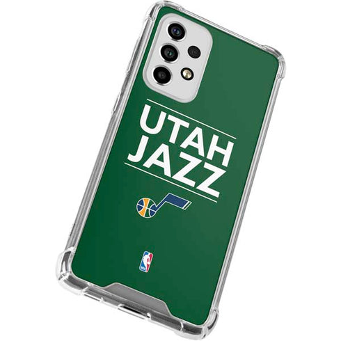 NBA Utah Jazz Standard - Yellow Galaxy A33 5G Clear Case