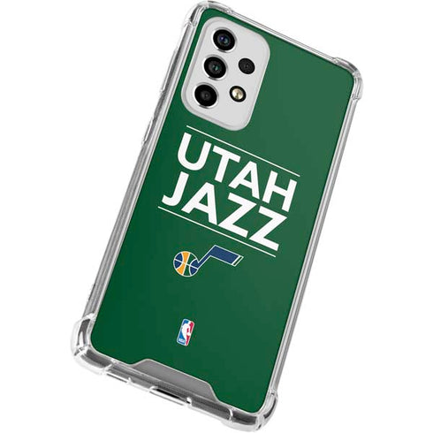 NBA Utah Jazz Standard - Yellow Galaxy A53 5G Clear Case